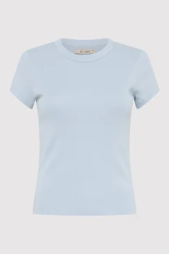 St. Agni Organic Cotton Baby Tee - Stone Blue