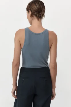 St. Agni Organic Cotton Everyday Tank - Diesel Grey