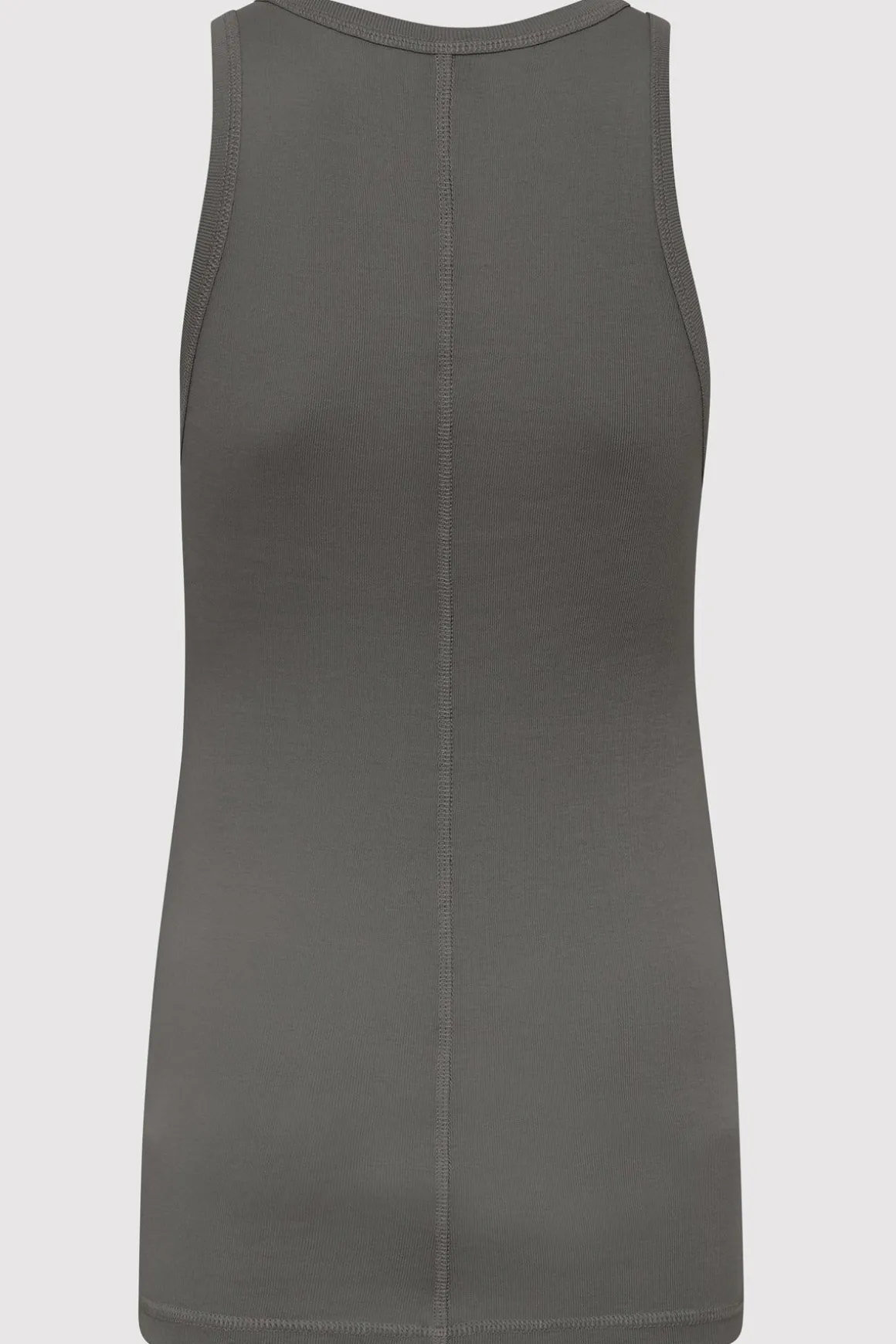 St. Agni Organic Cotton Singlet - Pewter Grey