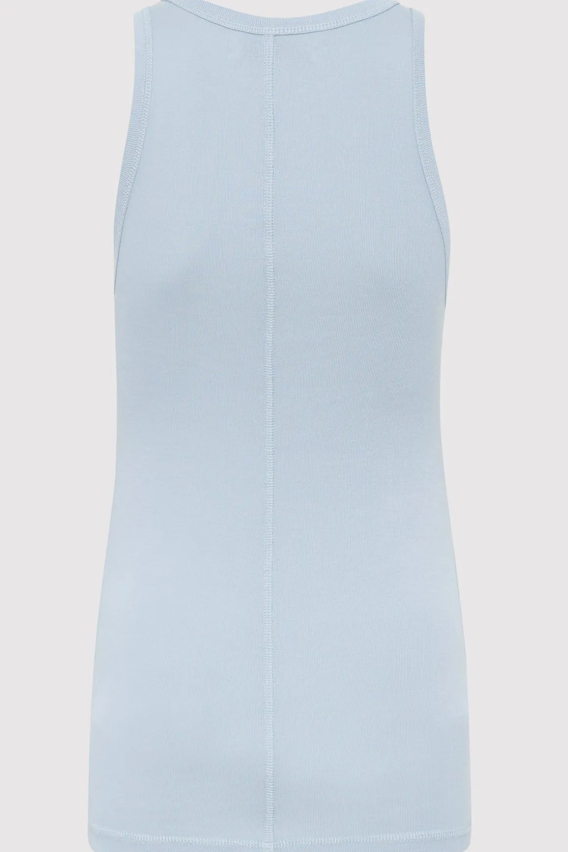 St. Agni Organic Cotton Singlet - Stone Blue