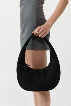 St. Agni Oval Mini Bag - Black