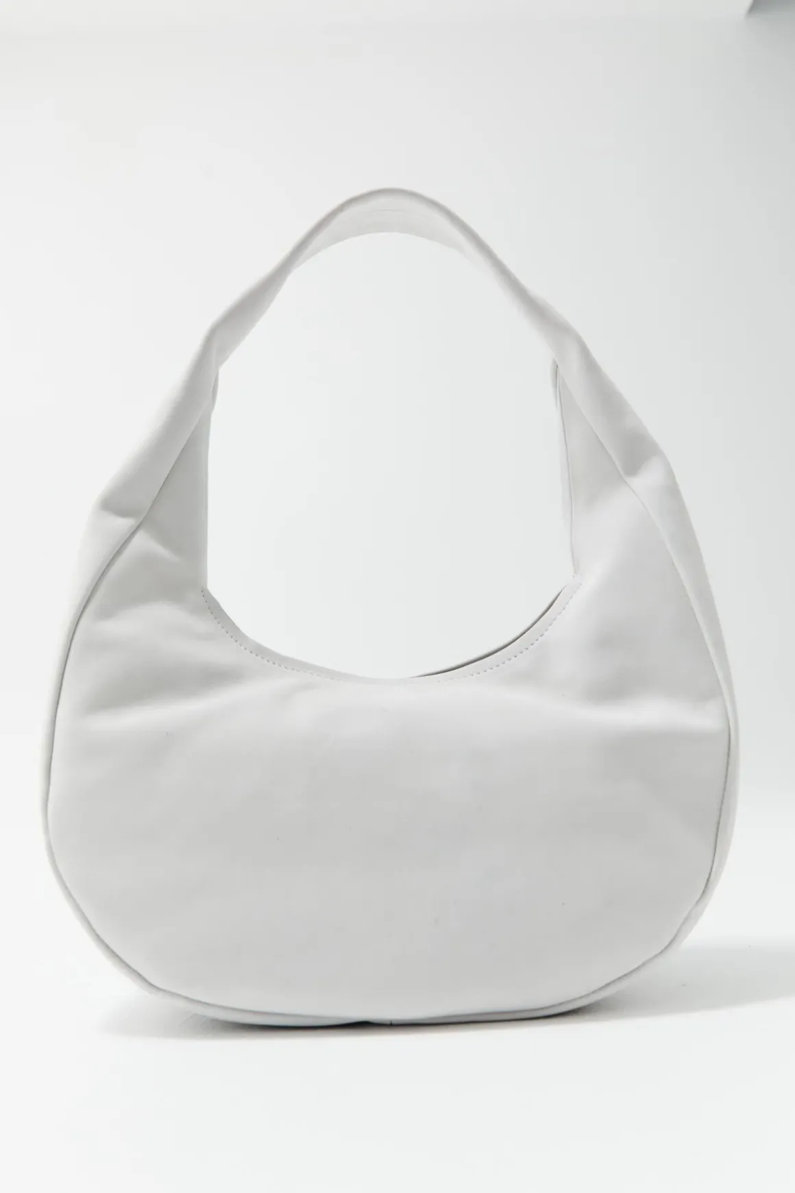 St. Agni Oval Mini Bag - Cool White