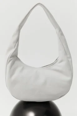 St. Agni Oval Mini Bag - Cool White