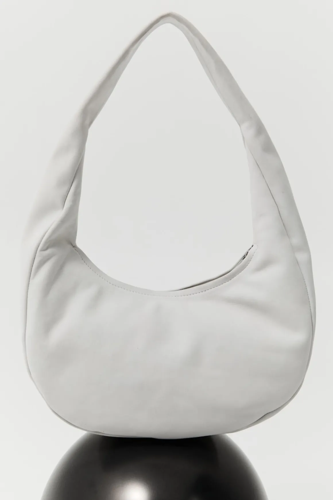 St. Agni Oval Mini Bag - Cool White