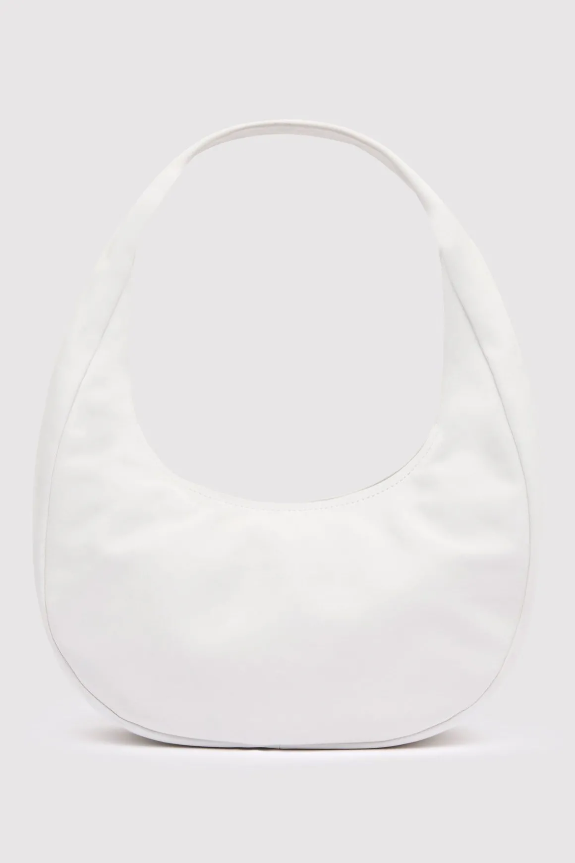 St. Agni Oval Mini Bag - Cool White