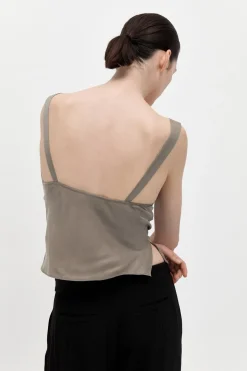 St. Agni Peignoir Camisole - Castor Grey