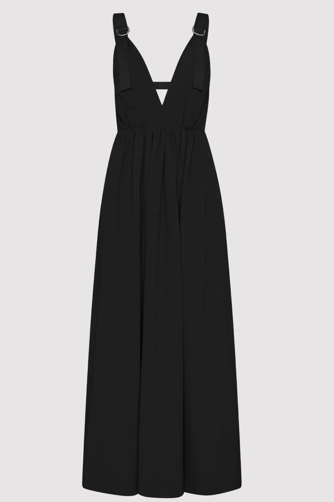 St. Agni Plunge Sun Dress - Black