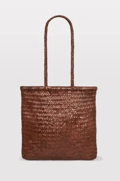St. Agni PRE-ORDER: Bagu Woven Tote - Antique Tan