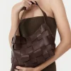 St. Agni PRE-ORDER: Woven Mini Tote - Chocolate