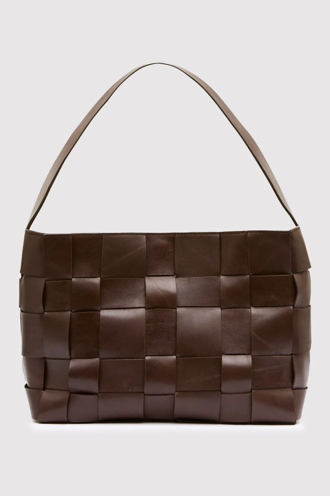 St. Agni PRE-ORDER: Woven Mini Tote - Chocolate