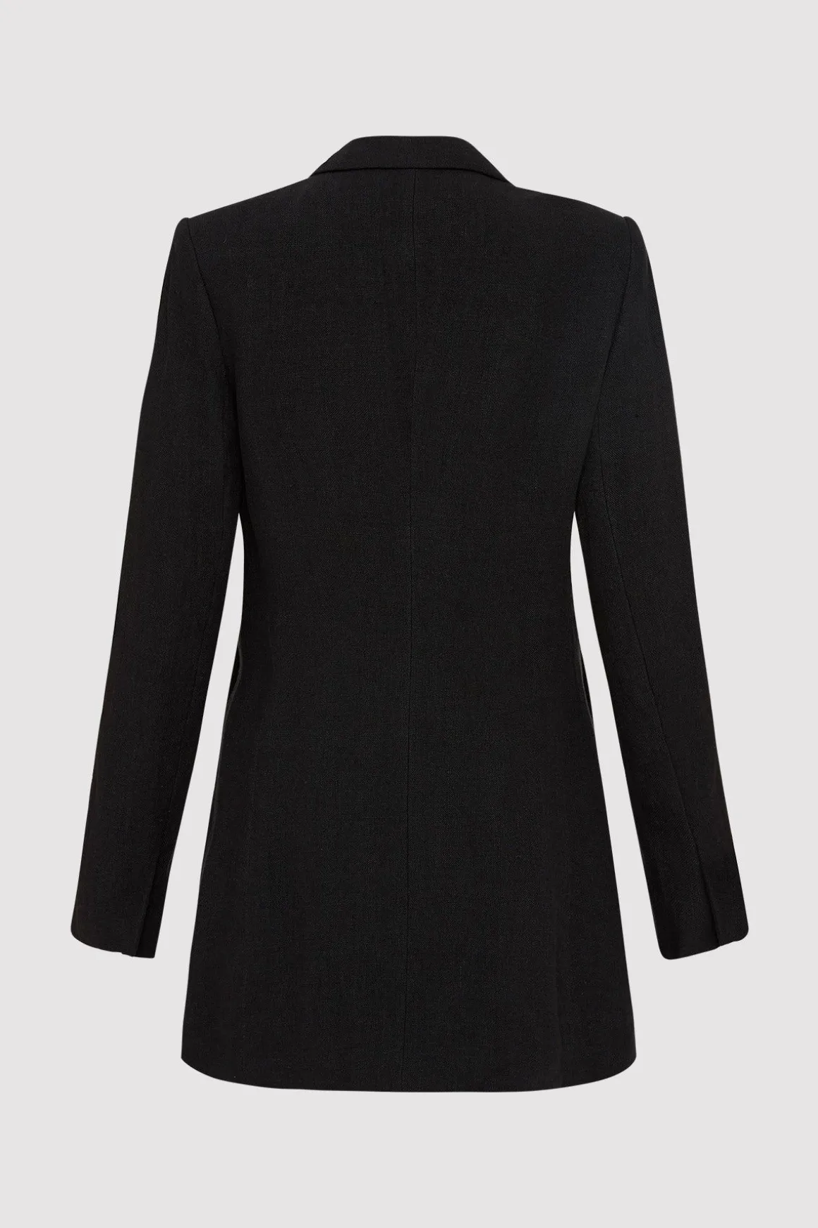 St. Agni Raw Edge Blazer - Black