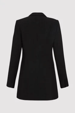 St. Agni Raw Edge Blazer - Black