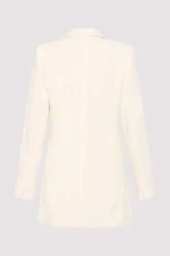 St. Agni Raw Edge Blazer - Ivory