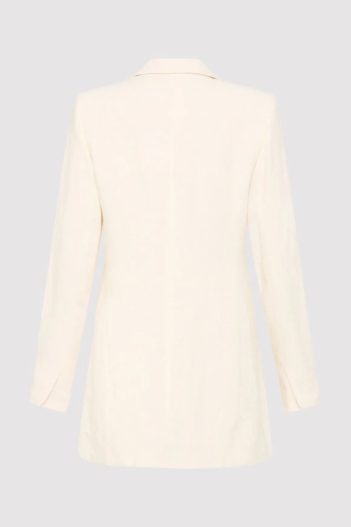 St. Agni Raw Edge Blazer - Ivory