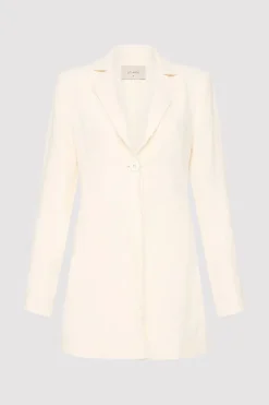 St. Agni Raw Edge Blazer - Ivory