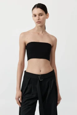 St. Agni Raw Edge Bodice - Black