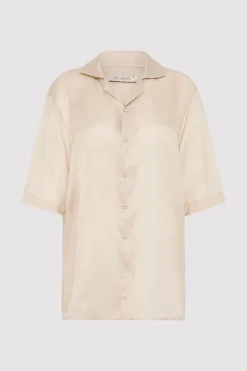 St. Agni Relaxed Collar Shirt - Birch