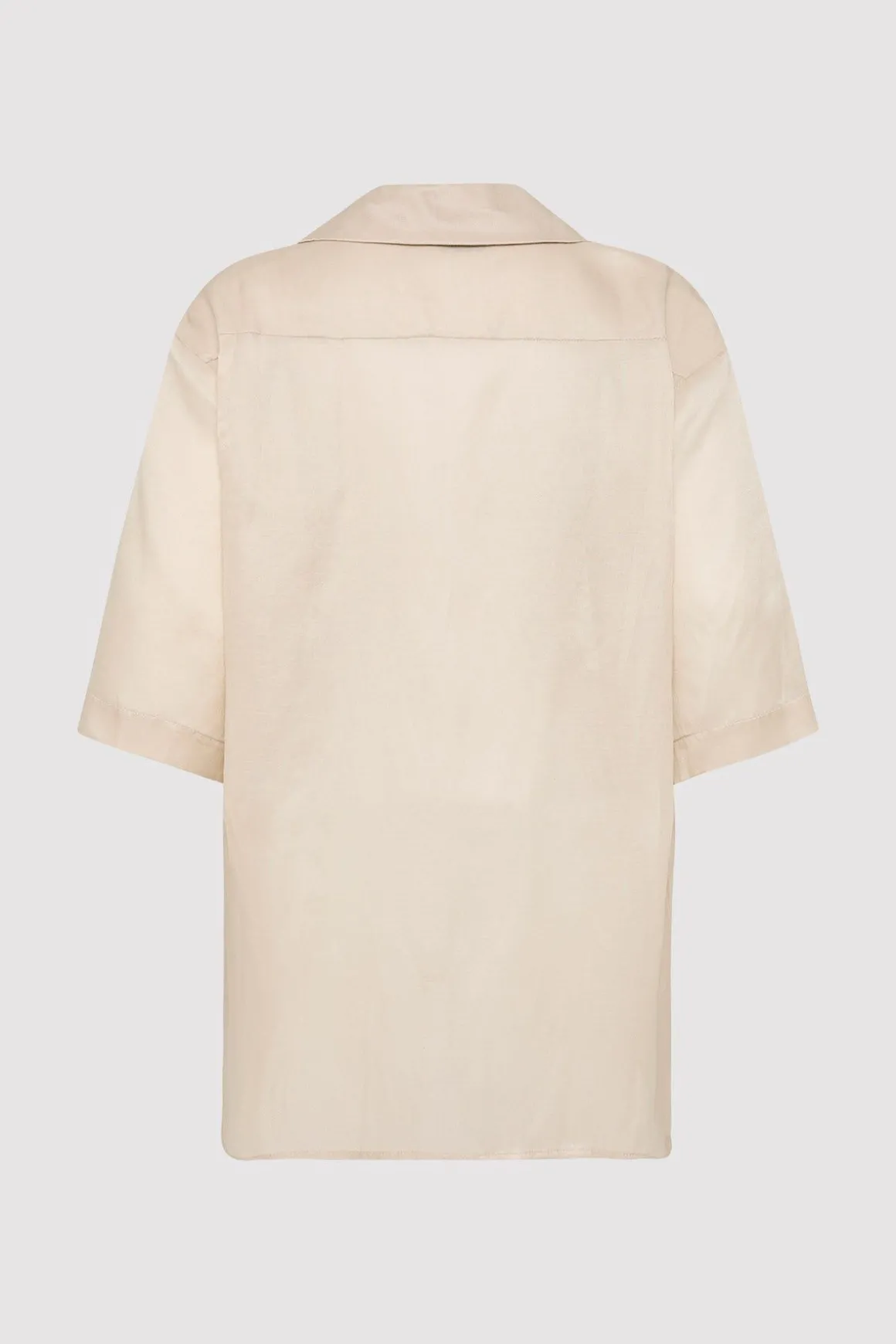 St. Agni Relaxed Collar Shirt - Birch