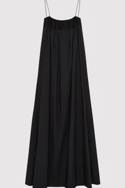 St. Agni Relaxed Drawstring Dress - Black