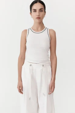 St. Agni Relaxed Drawstring Pants - White
