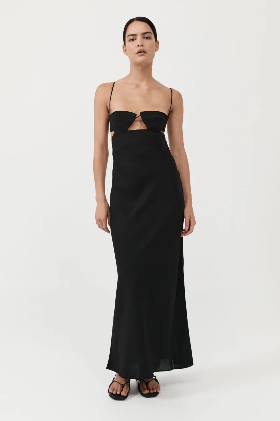 St. Agni Resort Dress - Black