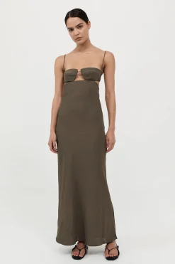 St. Agni Resort Dress - Olivine