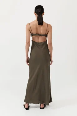 St. Agni Resort Dress - Olivine