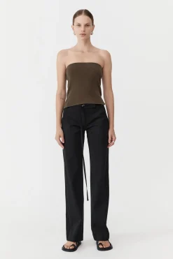 St. Agni 90s Panelled Pants - Black