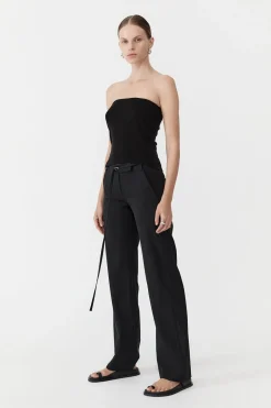 St. Agni 90s Panelled Pants - Black