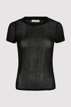St. Agni Second Skin Knit Tee - Black