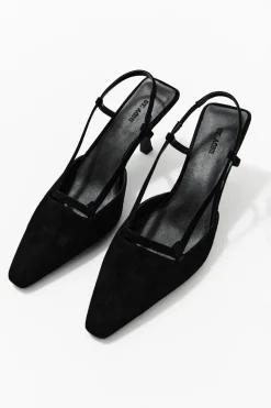 St. Agni Sling Back Heel - Black