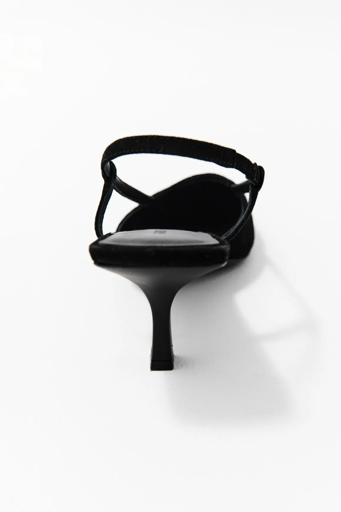 St. Agni Sling Back Heel - Black