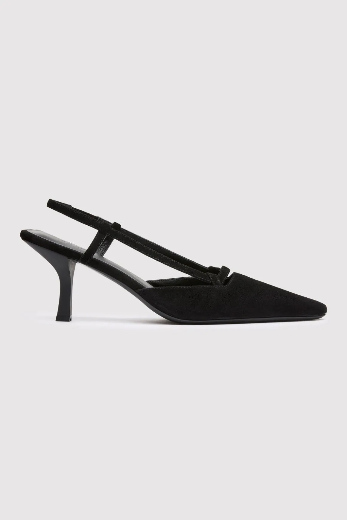 St. Agni Sling Back Heel - Black
