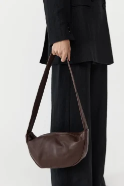 St. Agni Soft Crescent Bag - Chocolate