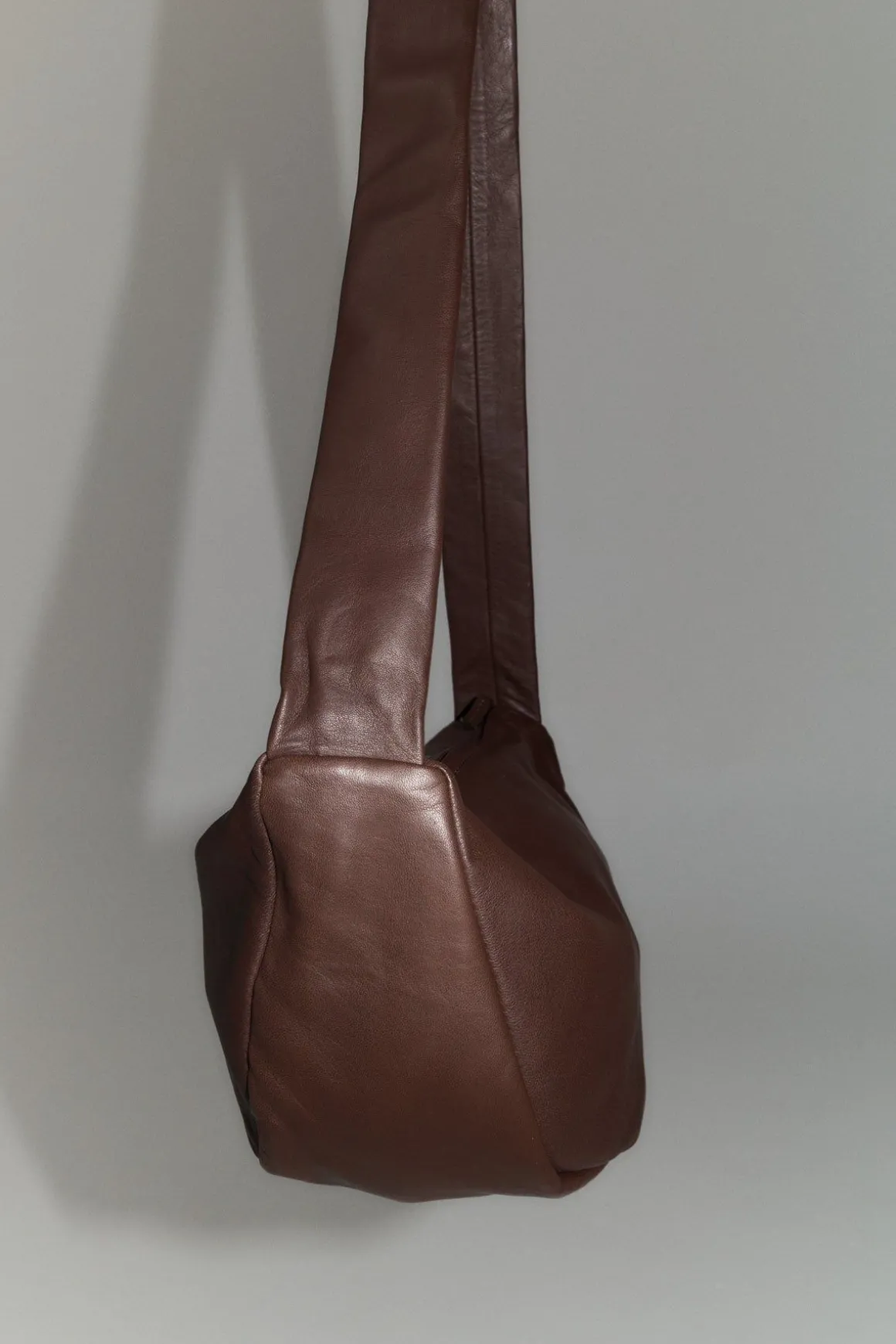 St. Agni Soft Crescent Bag - Chocolate