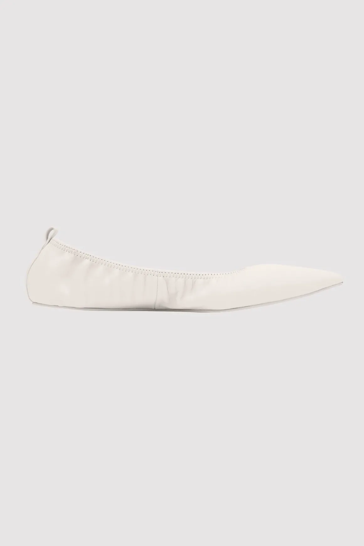 St. Agni Soft Leather Flat - Cool White