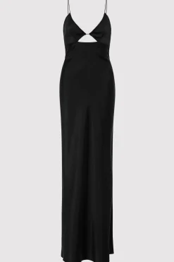 St. Agni Soft Silk Bra Bias Slip - Black