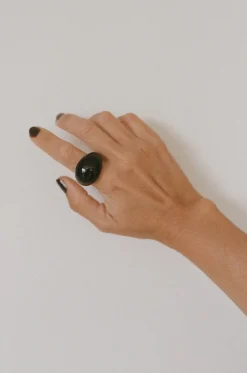 St. Agni Somni Ring - Black - Black - By Ayllón