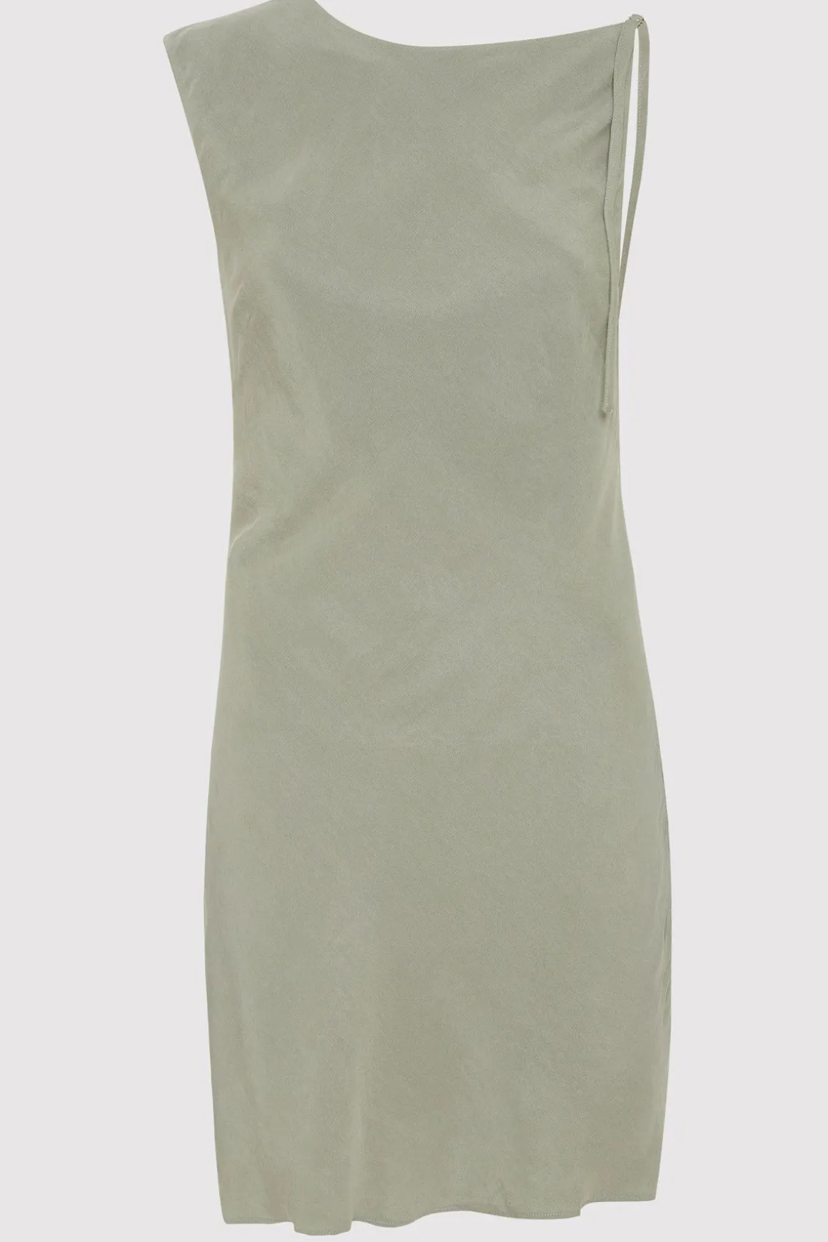 St. Agni Sophia Drape Mini Dress - Shadow