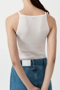 St. Agni Square Tank - White