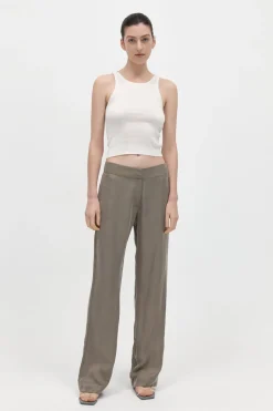 St. Agni Straight Leg Trousers - Castor Grey