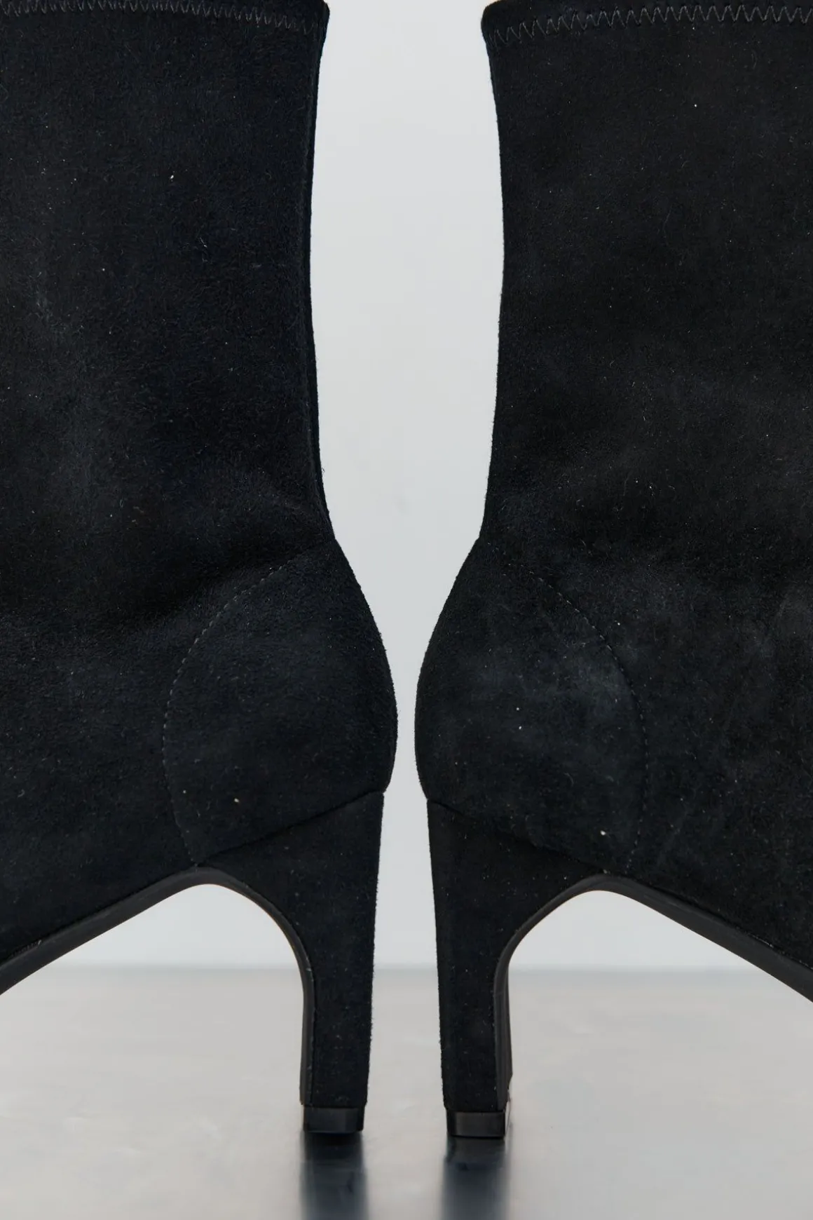 St. Agni Suede Ankle Boot - Black