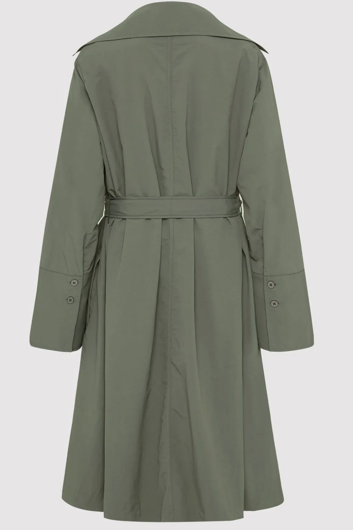 St. Agni Summer Trench Coat - Thyme