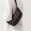 St. Agni Textured Crescent Bag - Chocolate