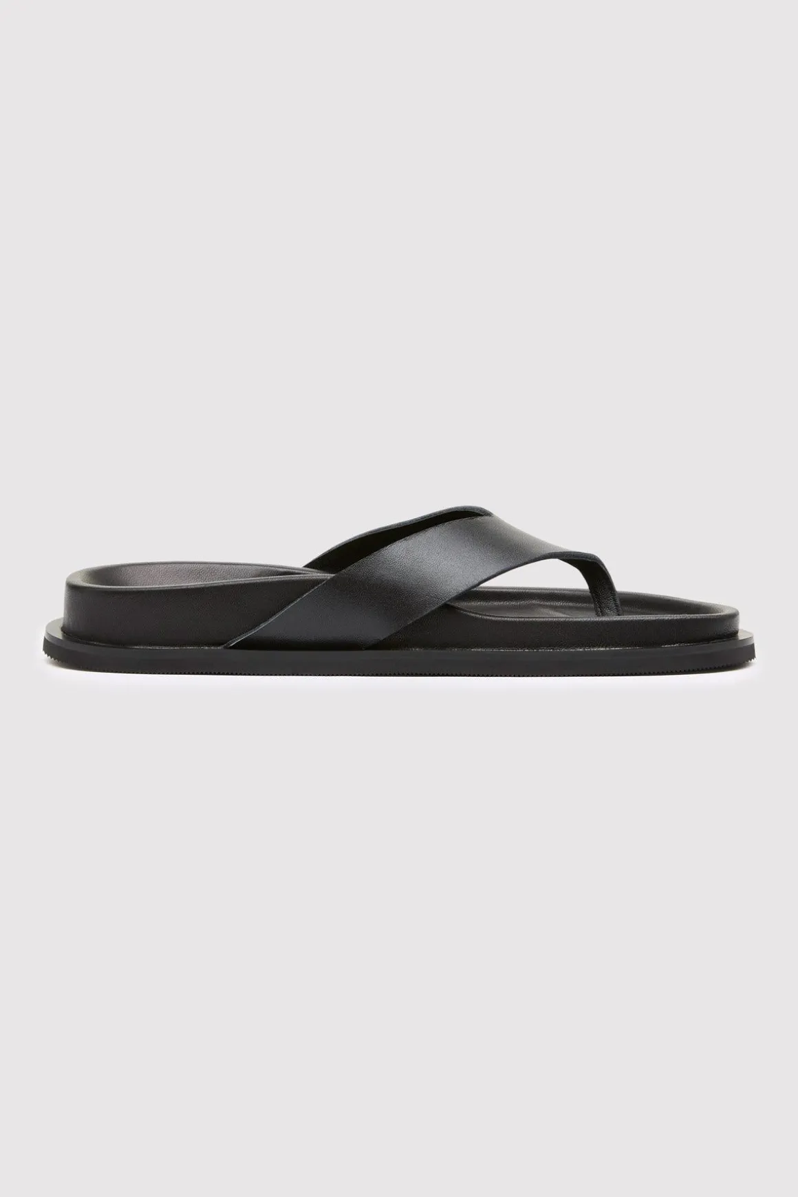 St. Agni Thong Slide - Black