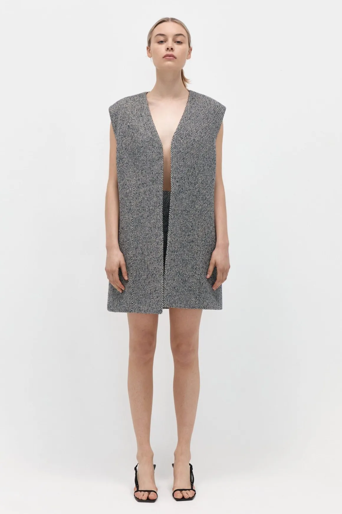 St. Agni Twill Vest - Ink Twill