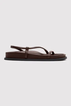 St. Agni Twist Sandal - Chocolate