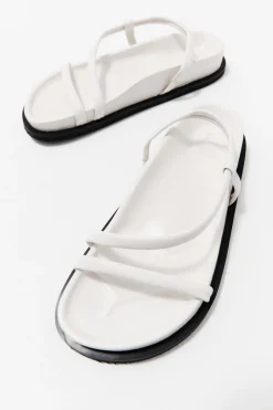 St. Agni Twist Sandal - White