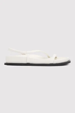 St. Agni Twist Sandal - White
