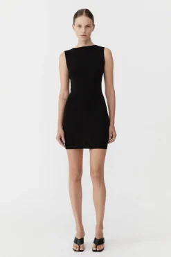 St. Agni Vas Knit Mini Dress - Black